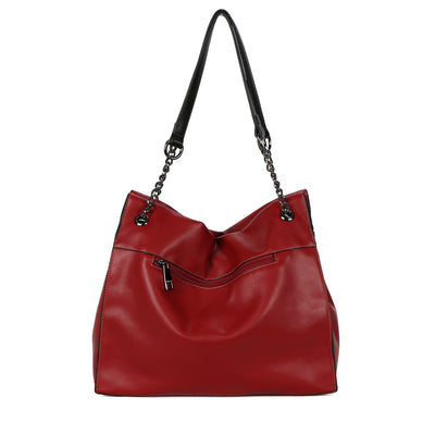BINNARI - 18960 OLIVA-LARGE SHOULDER BAG - RED