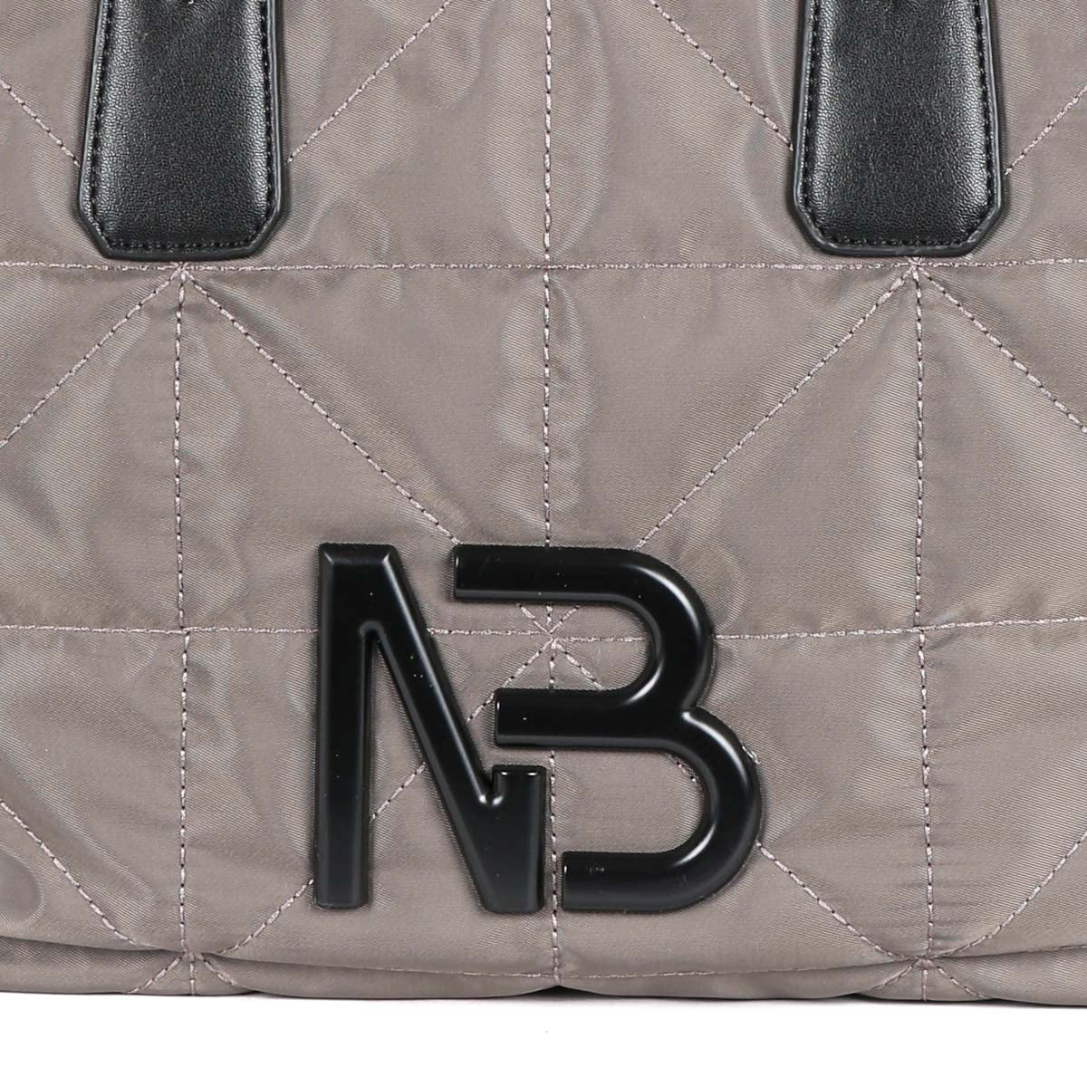 BINNARI - 18880 FINESTRAT QUILTED BAG ADJUSTABLE SHOULDER STRAP - TAUPE