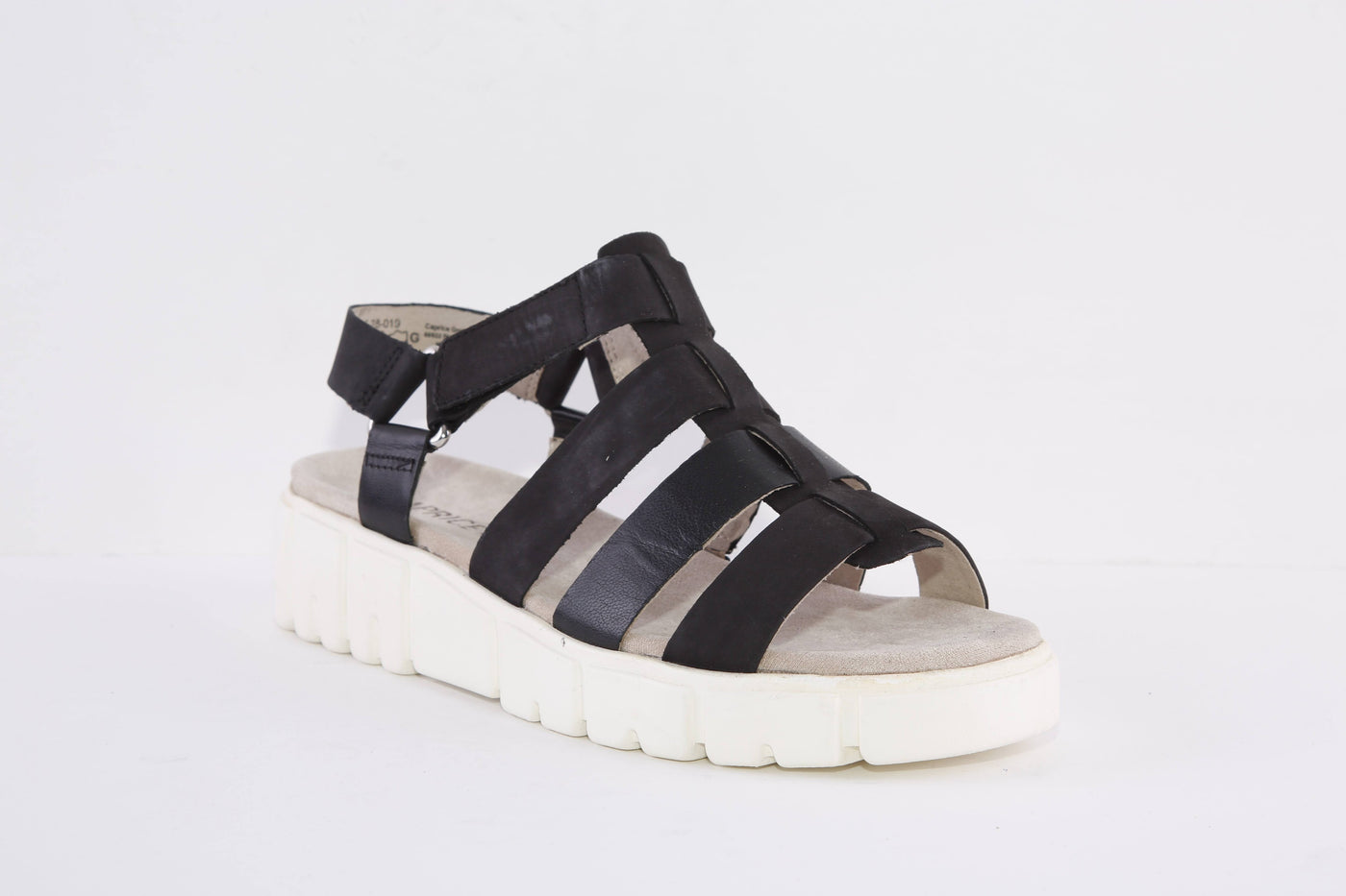 CAPRICE - 28255-109 CHUNKY FASHION SANDAL - BLACK