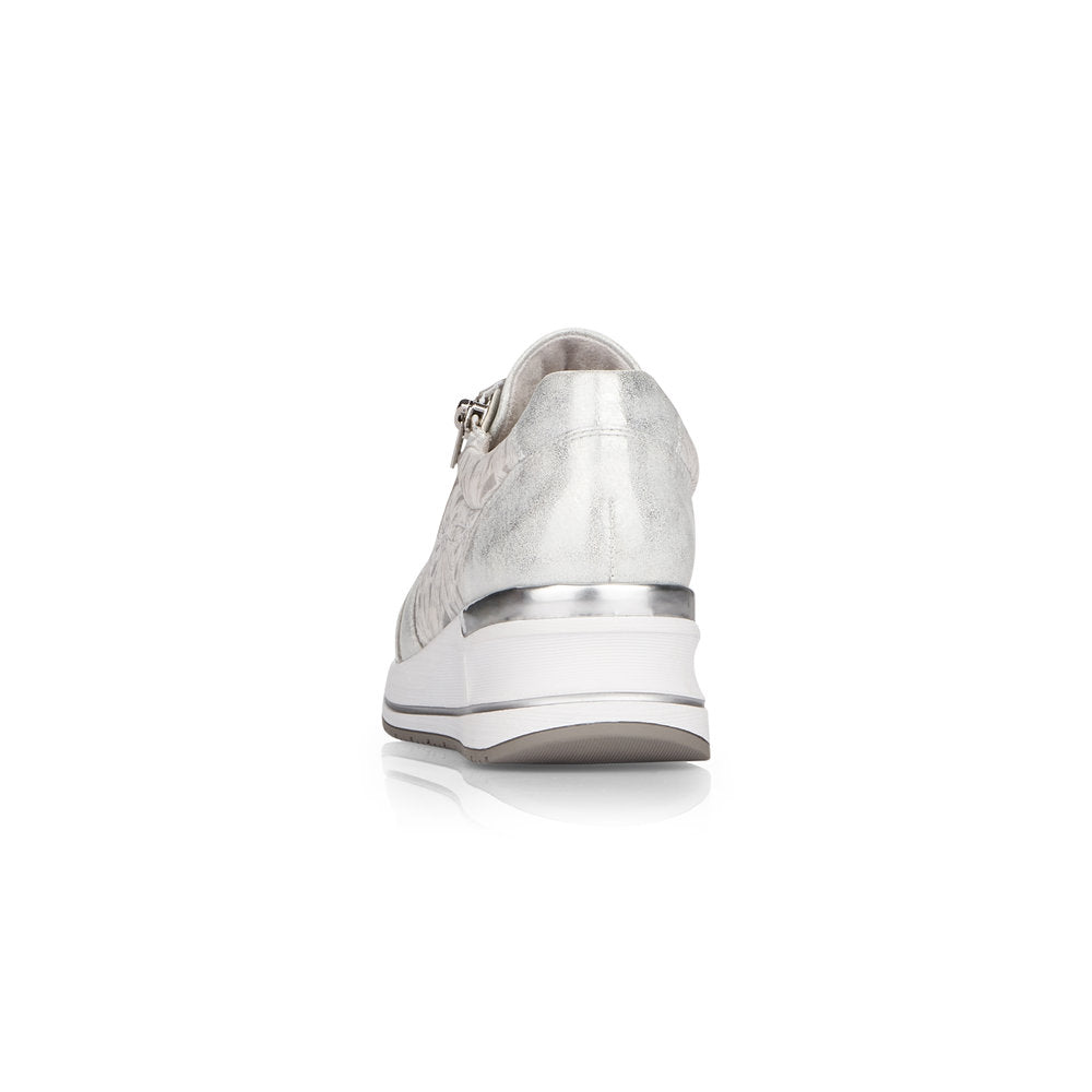 LDS WEDGE LACED SHOE* - SILVER