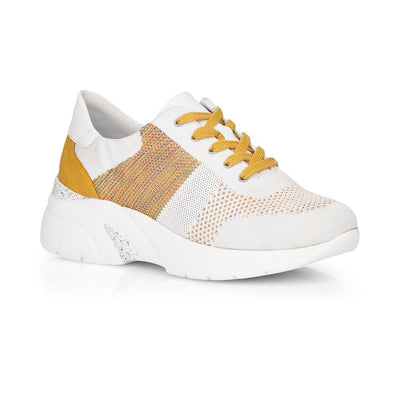 REMONTE - D4103 WHITE MULTI LACED TRAINER