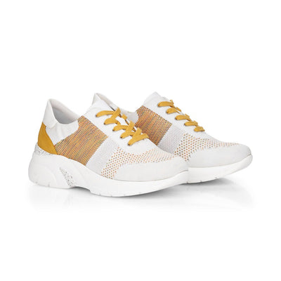 REMONTE - D4103 WHITE MULTI LACED TRAINER