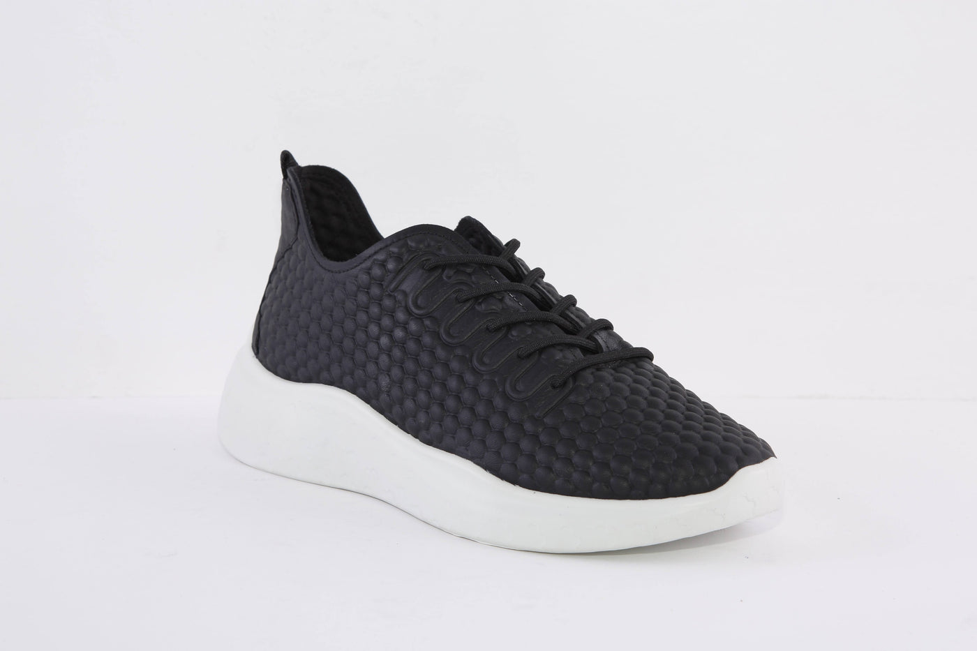 ECCO - 825253 01001 THERAP-MOCK LACE SLIP-ON SHOE - BLACK