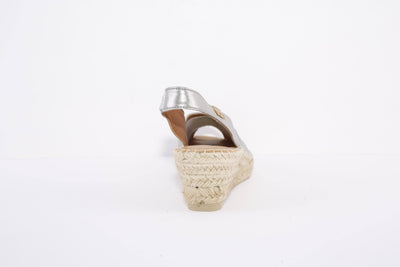 TONI PONS- BERNIA LOW WEDGE SANDAL - GREY