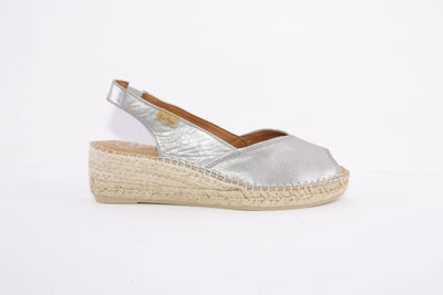 TONI PONS- BERNIA LOW WEDGE SANDAL - GREY