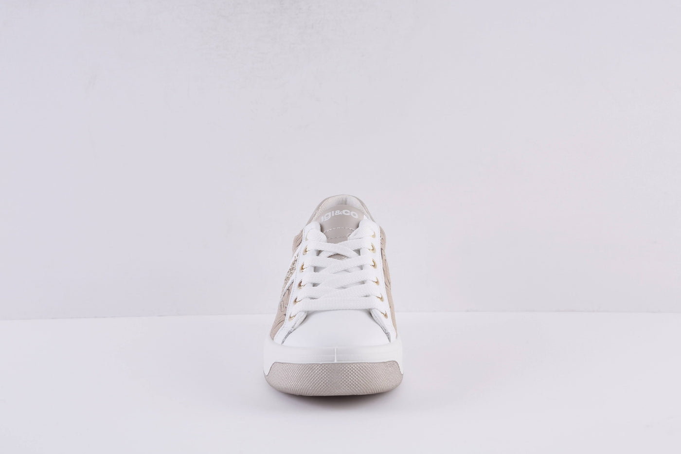 IGI & CO - 1659311 LACED FASHION SHOE - WHITE/BEIGE
