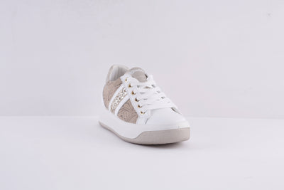 IGI & CO - 1659311 LACED FASHION SHOE - WHITE/BEIGE