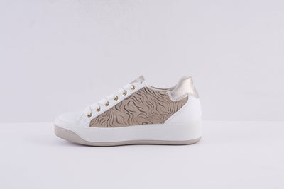 IGI & CO - 1659311 LACED FASHION SHOE - WHITE/BEIGE