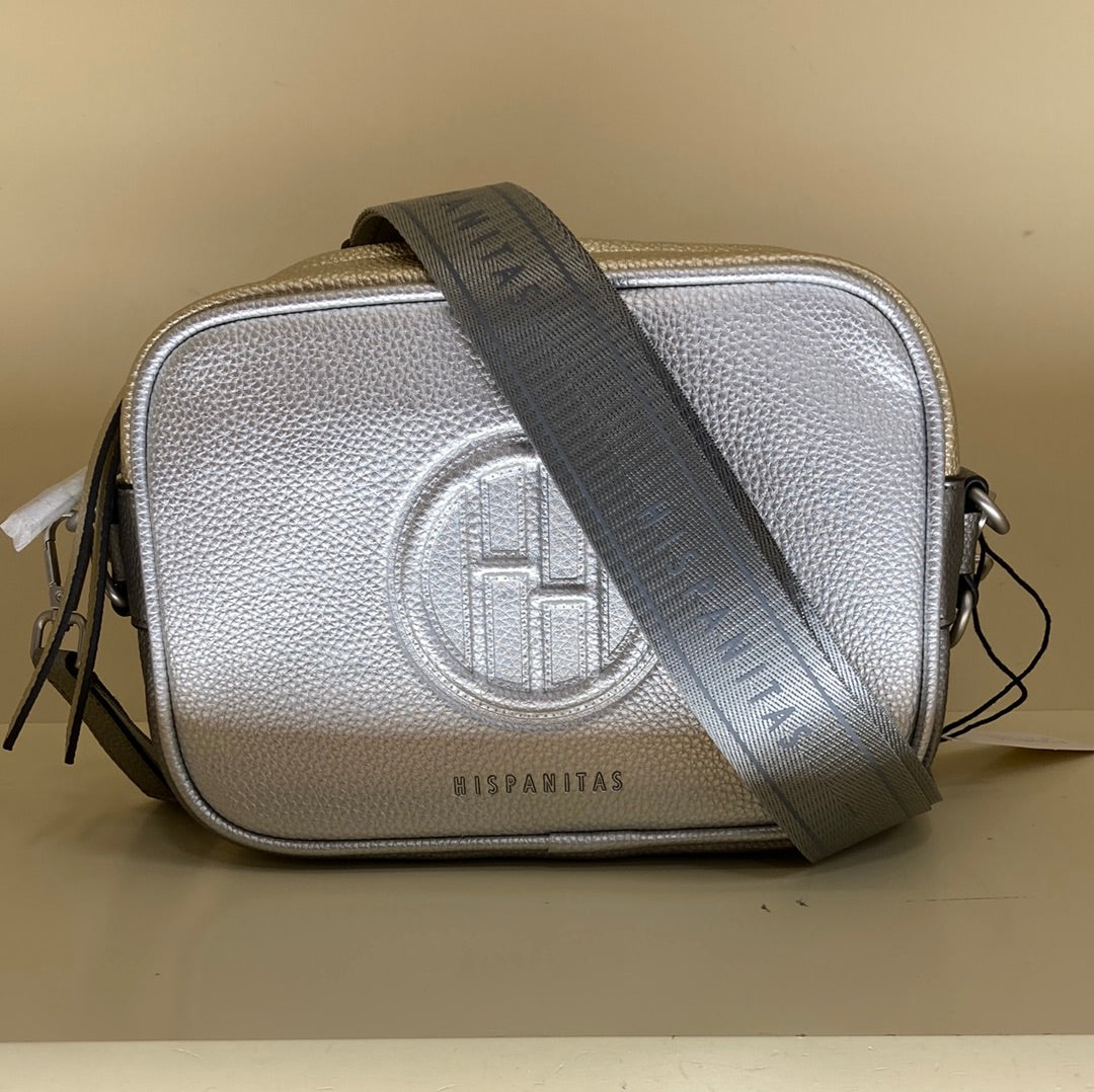 HISPANITAS - BV221712 SAMBA-CROSSBODY BAG - SILVER/GOLD