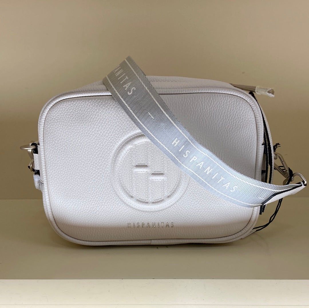 HISPANITAS - BV221712 SAMBA-CROSSBODY BAG - CREAM/SILVER