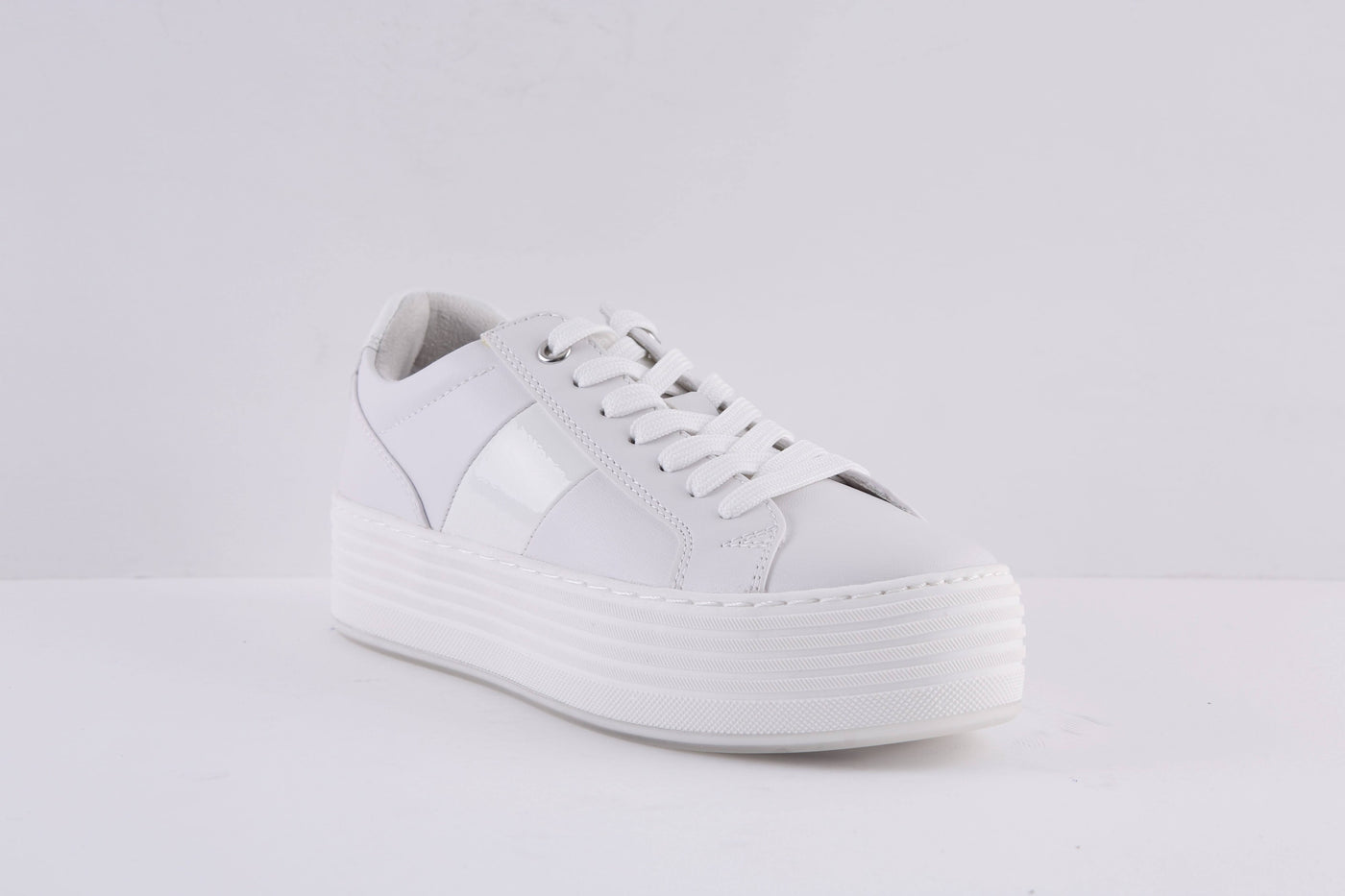 MARCO TOZZI - 23712-197 CHUNKY LACED FASHION TRAINER - WHITE