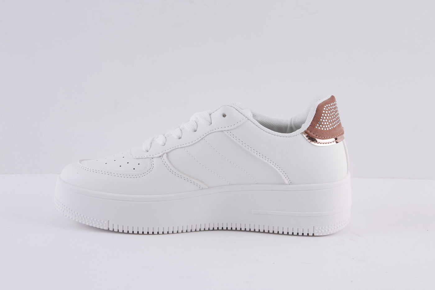 MILLIE & CO - B387090 LACED SHOE - WHITE