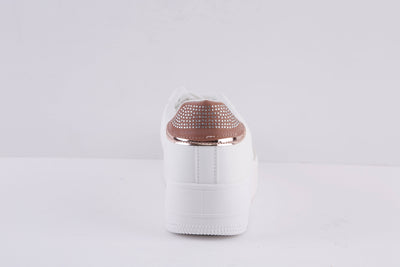 MILLIE & CO - B387090 LACED SHOE - WHITE