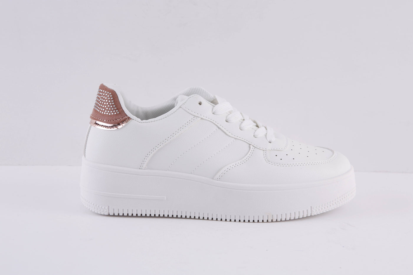 MILLIE & CO - B387090 LACED SHOE - WHITE