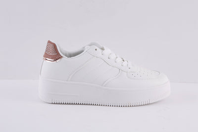 MILLIE & CO - B387090 LACED SHOE - WHITE