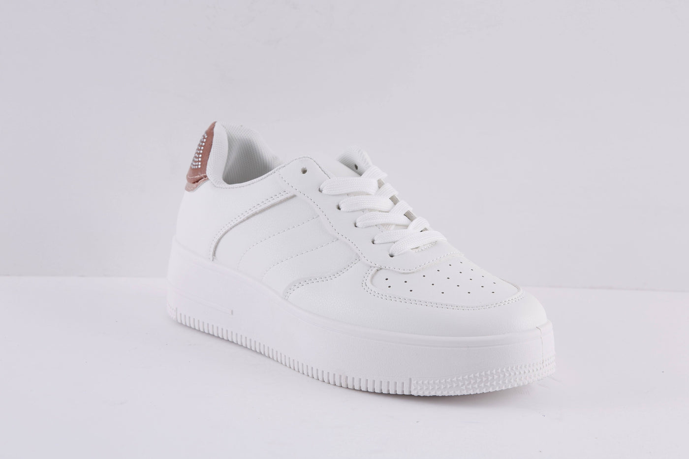 MILLIE & CO - B387090 LACED SHOE - WHITE