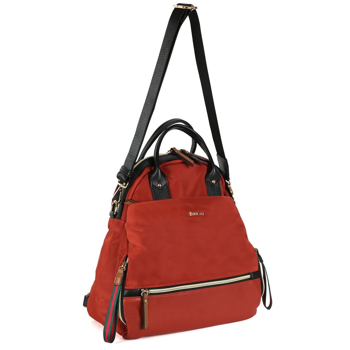 BINNARI - 19000 VINAROZ LARGE OVAL PLAIN BACKPACK - RED