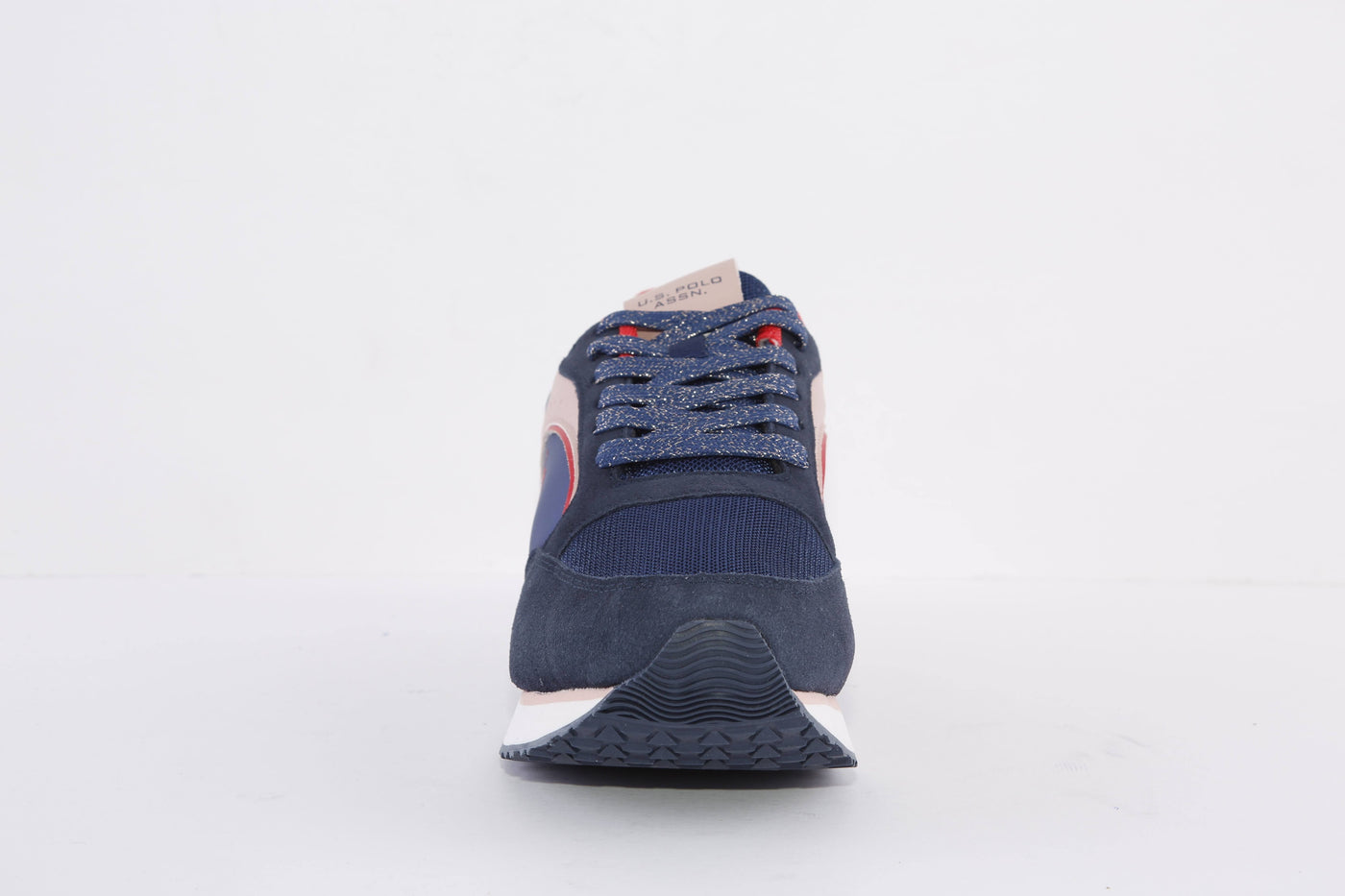 US POLO - FEY005 LACED FASHION TRAINER - NAVY MIX
