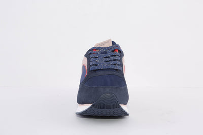 US POLO - FEY005 LACED FASHION TRAINER - NAVY MIX