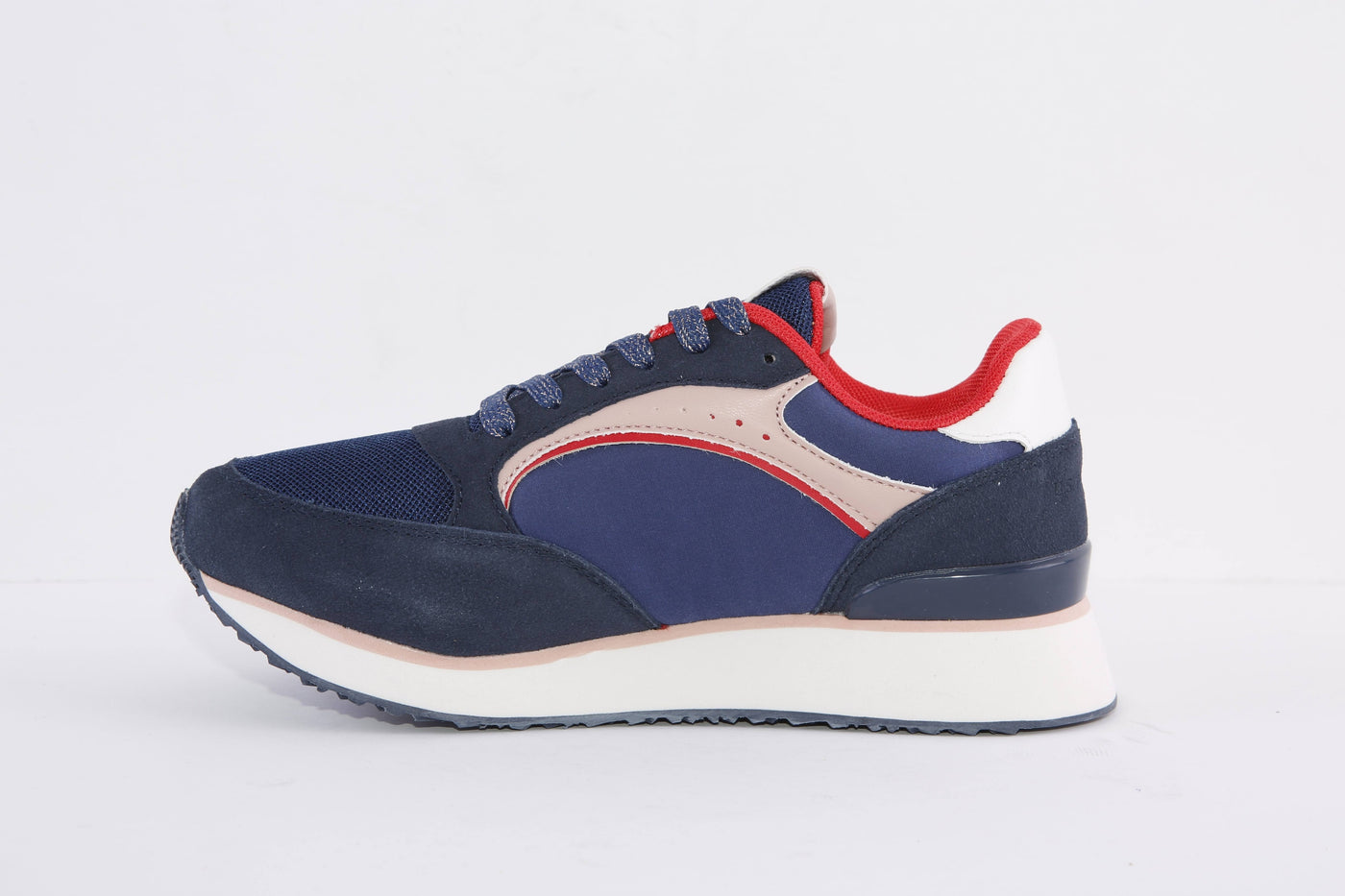 US POLO - FEY005 LACED FASHION TRAINER - NAVY MIX