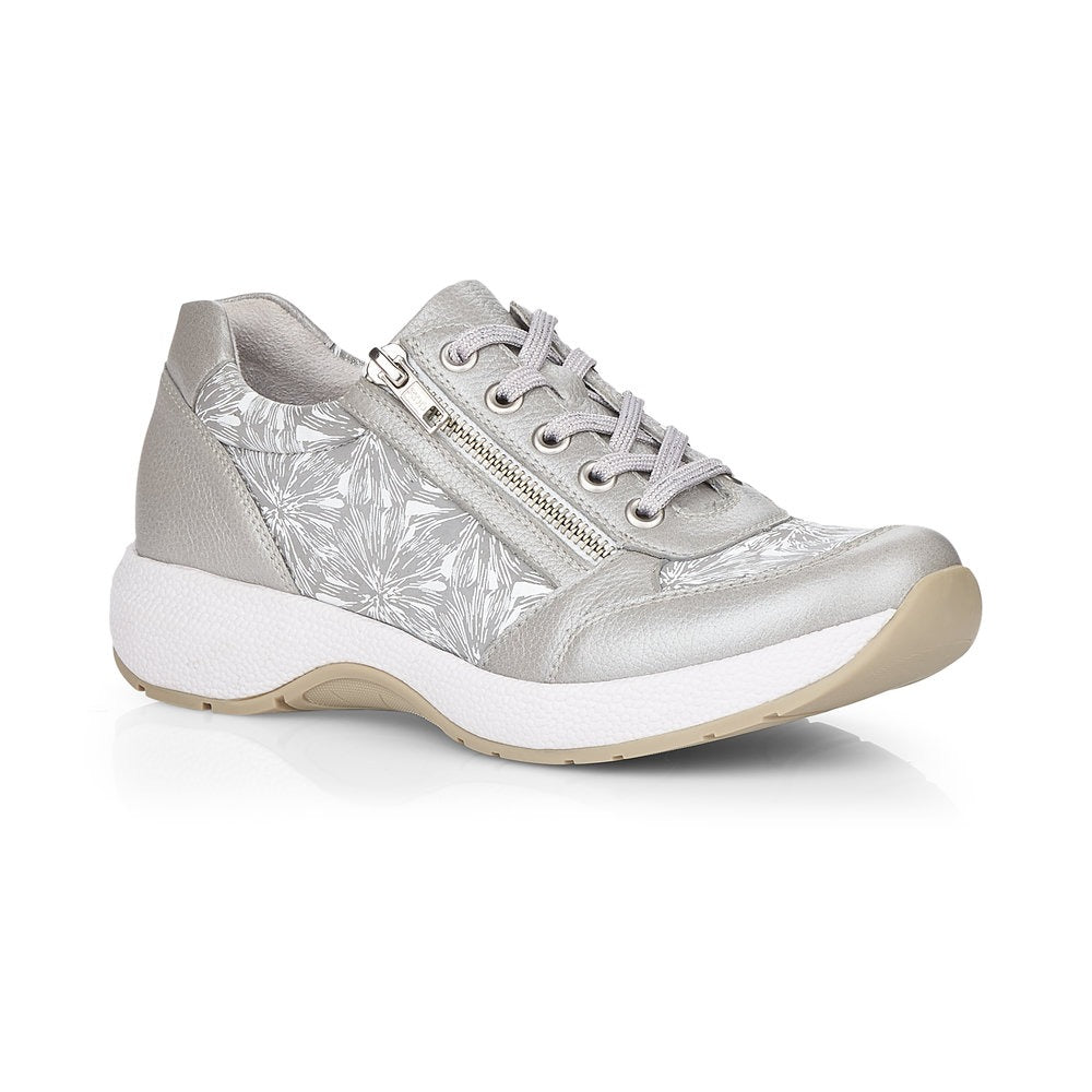 REMONTE R8912-40 GREY COMBI LACED SHOE