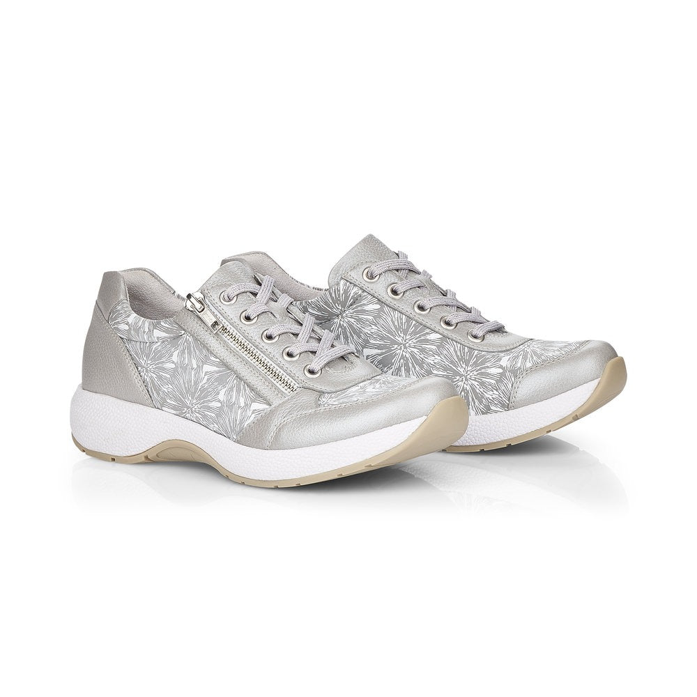 REMONTE R8912-40 GREY COMBI LACED SHOE