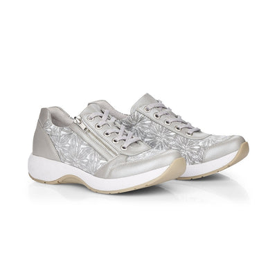 REMONTE R8912-40 GREY COMBI LACED SHOE