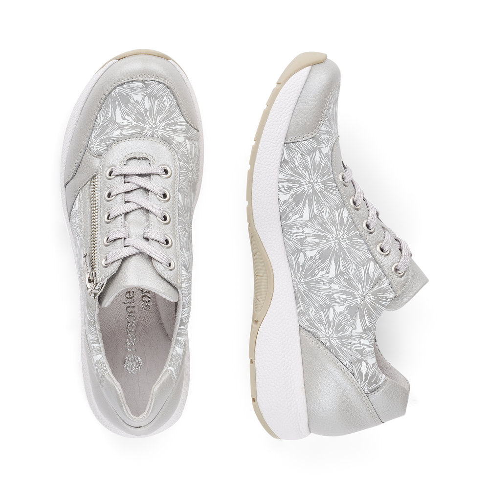 REMONTE R8912-40 GREY COMBI LACED SHOE