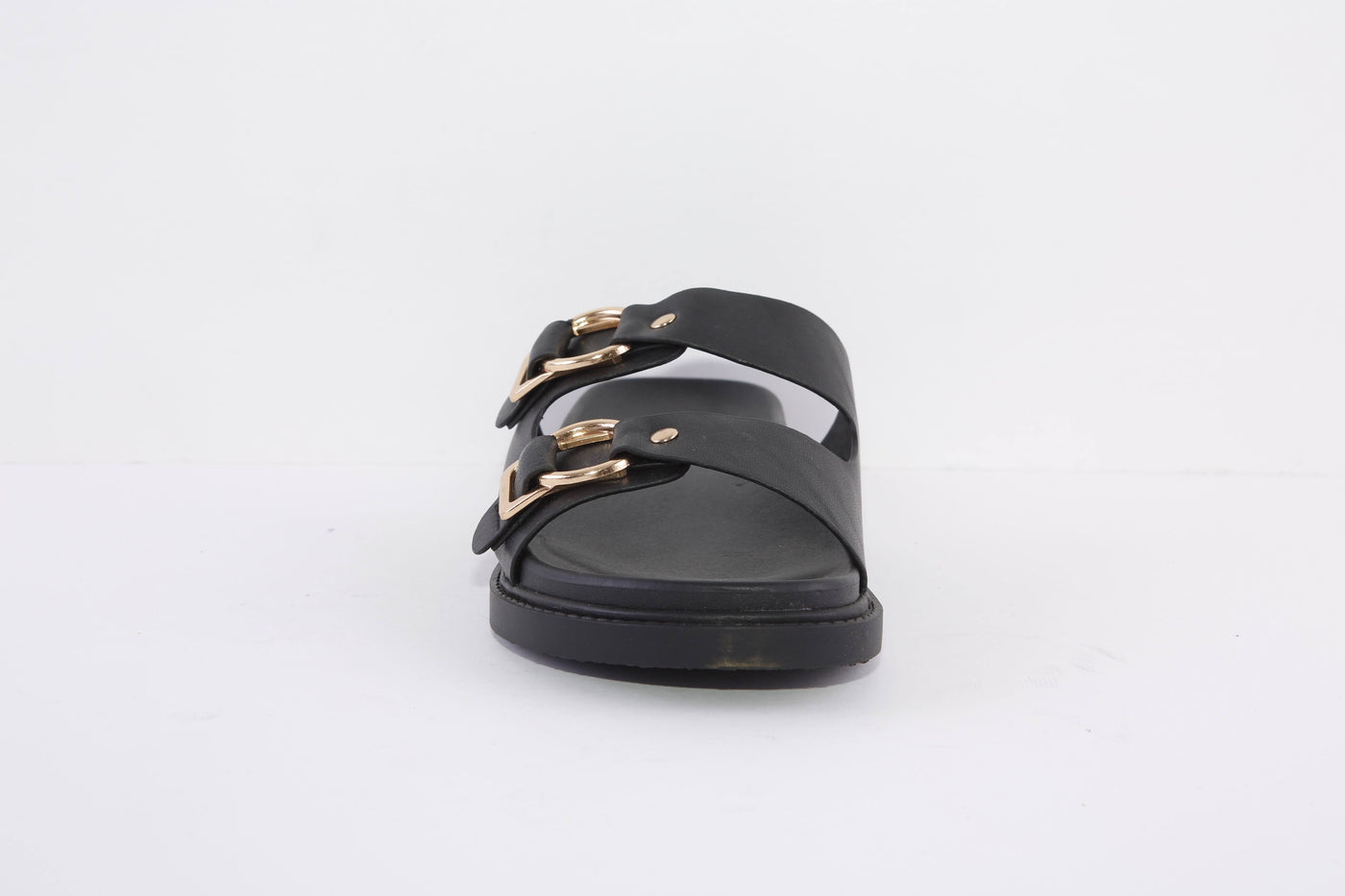 LOTUS - RAVEL LAKEN DOUBLE STRAP FASHION MULE - BLACK