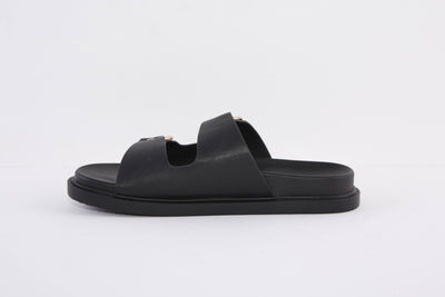 LOTUS - RAVEL LAKEN DOUBLE STRAP FASHION MULE - BLACK
