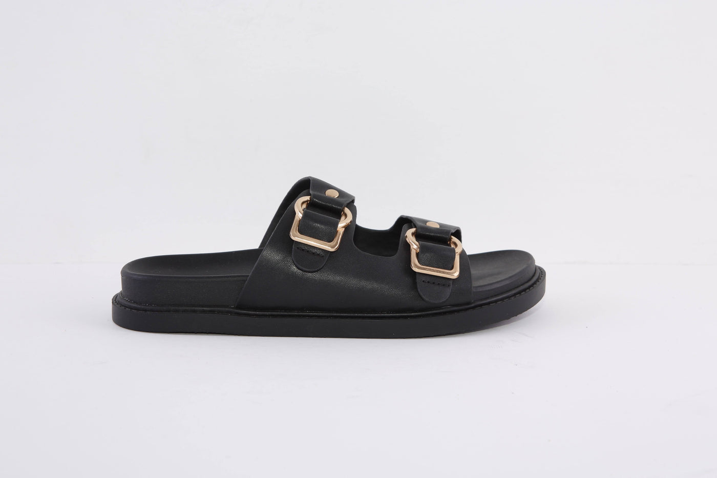 LOTUS - RAVEL LAKEN DOUBLE STRAP FASHION MULE - BLACK