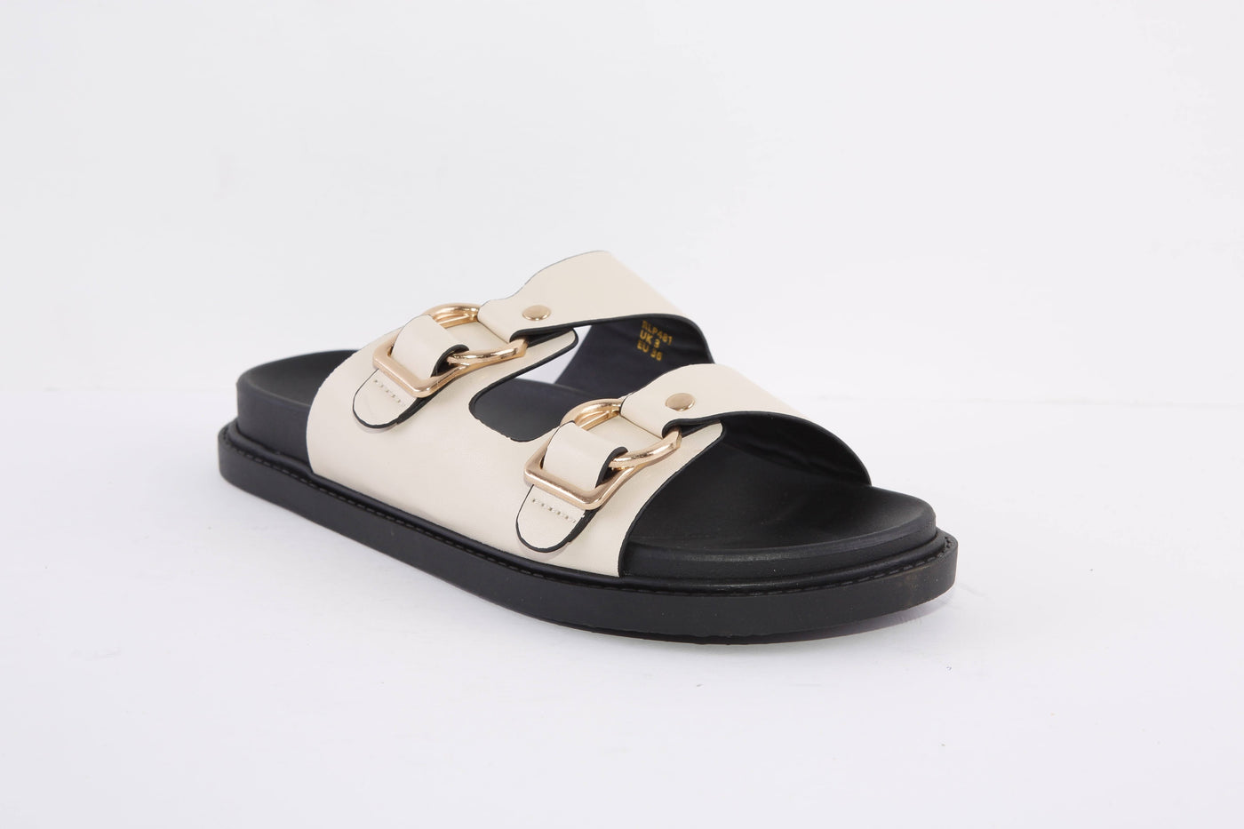 LOTUS - RAVEL LAKEN DOUBLE STRAP FASHION MULE - CREAM