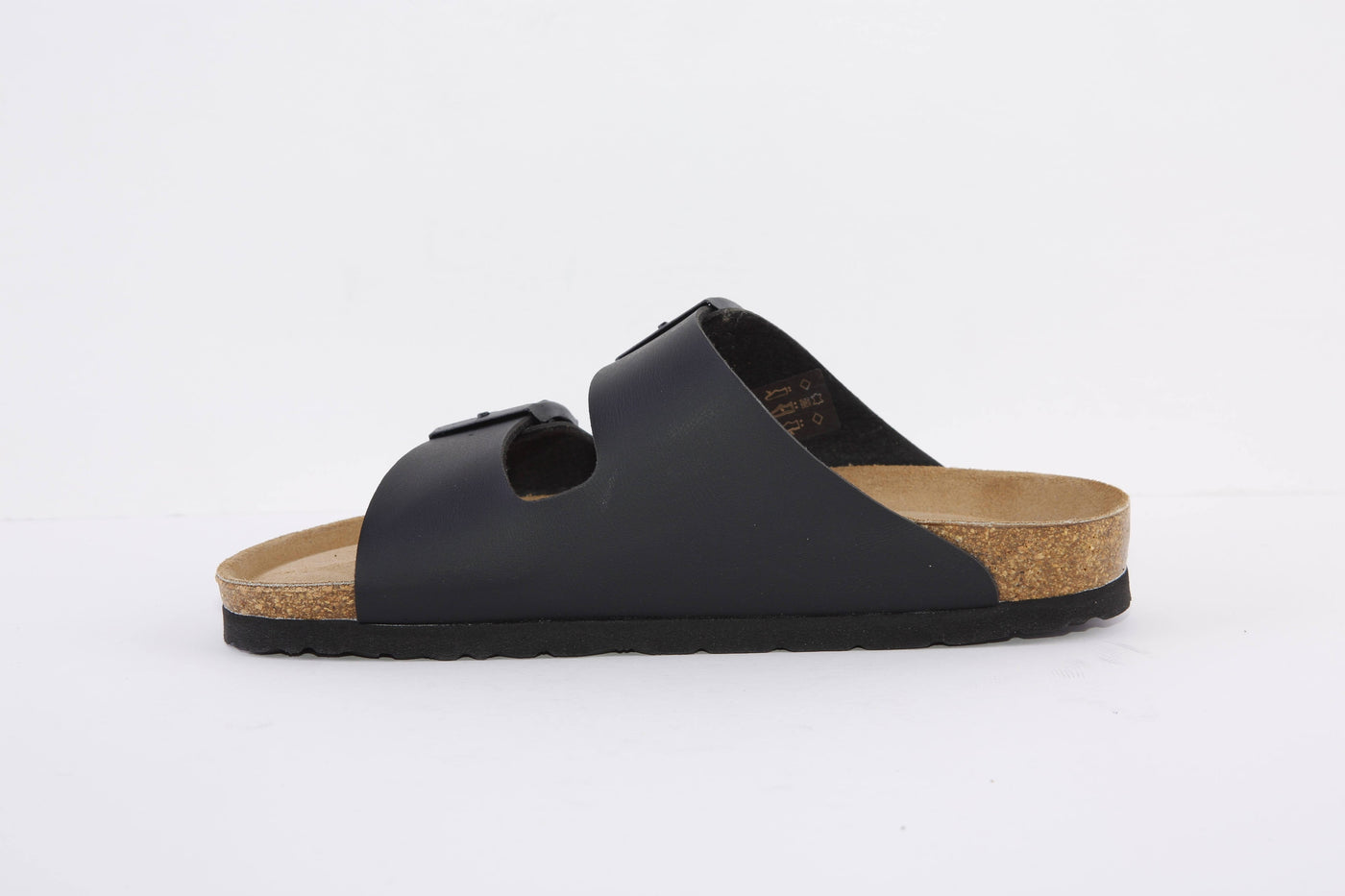 ROHDE - 5631 90 FLAT 2 BUCKLE COMFORT MULE - BLACK