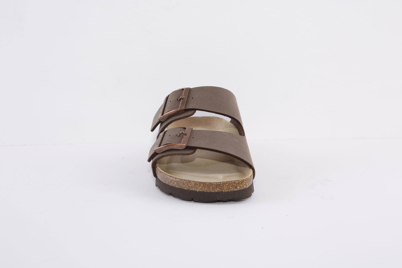 ROHDE - 5631 72 FLAT 2 BUCKLE COMFORT MULE - BROWN