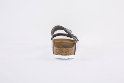 BIRKENSTOCK - 1005961 ARIZONA DOUBLE STRAP MULE - SILVER