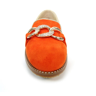 LUNAR - FLC196 Splendid Chain Link Loafer Orange