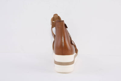 TAMARIS - 28241-305 WEDGE FASHION SANDAL - TAN
