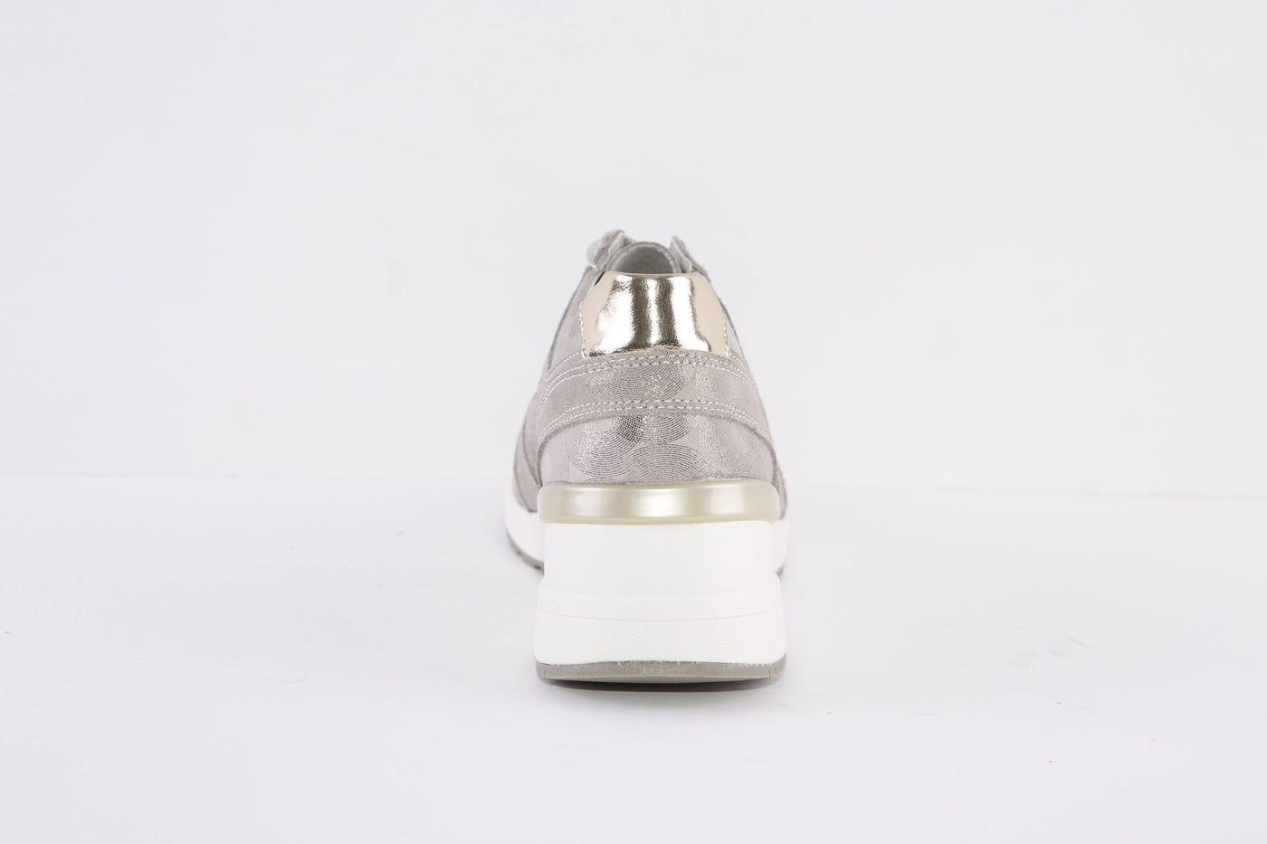 TOPWAY - B833244 WEDGE LACED SHOE - GOLD