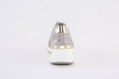TOPWAY - B833244 WEDGE LACED SHOE - GOLD