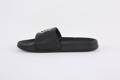 US POLO ASSN - IVY001 FLAT FASHION MULE - BLACK