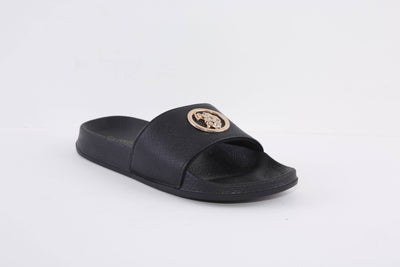 US POLO ASSN - IVY001 FLAT FASHION MULE - BLACK
