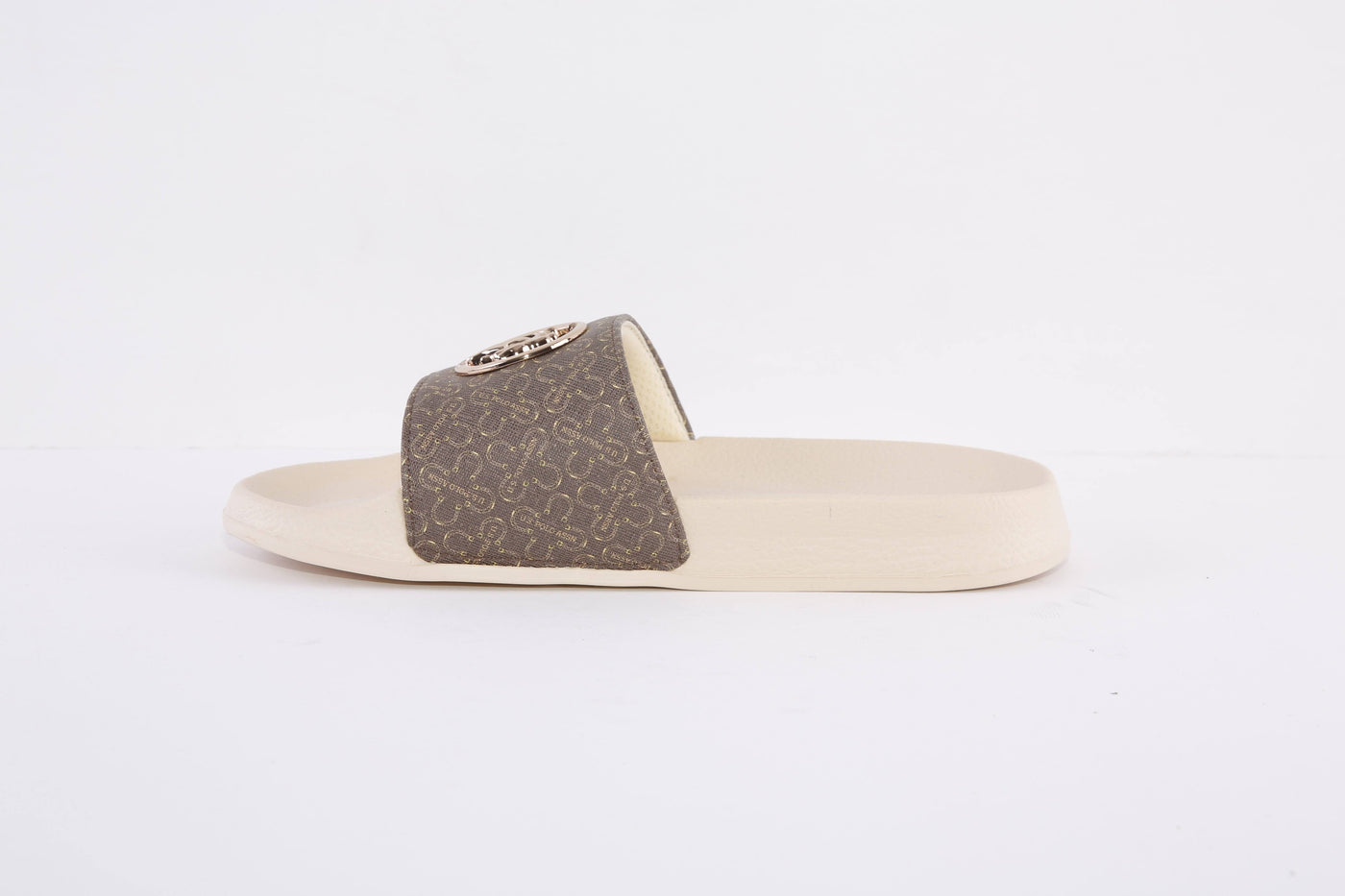 US POLO ASSN - IVY001 FLAT FASHION MULE - BROWN