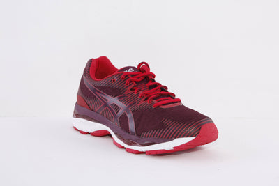 ASICS - 1012A795 503 GEL ZIRUSS 2-LACED TRAINER - WINE/RED