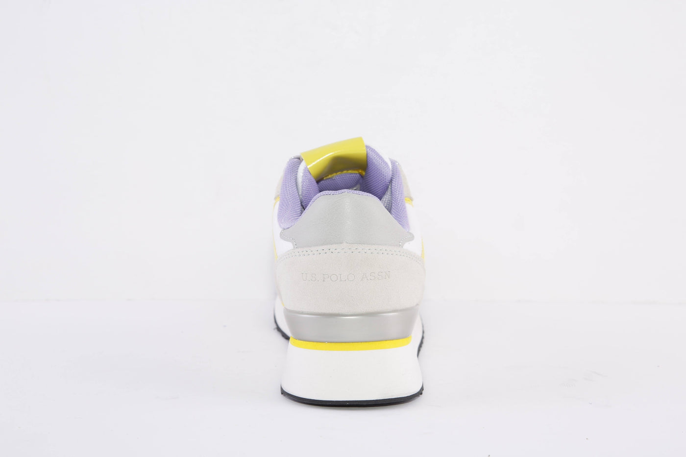 US POLO - FEY005 LACED FASHION TRAINER - GREY/YELLOW